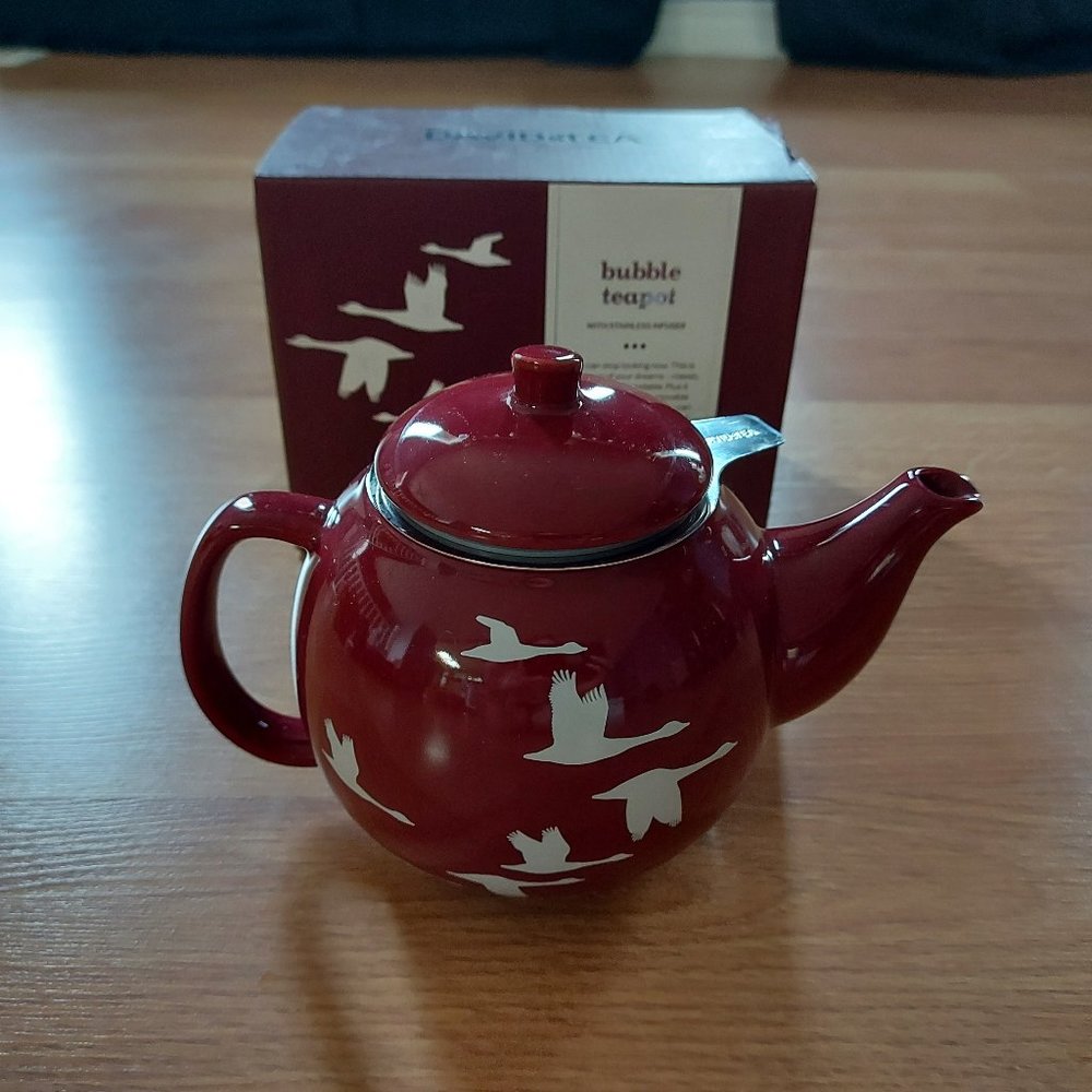 DavidsTea Bubble Teapot - Flock of Geese
